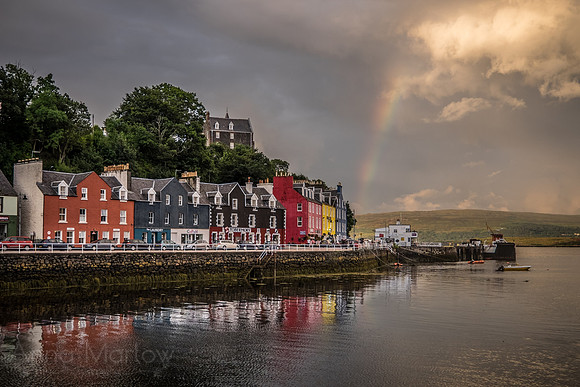 Rainbow over Tobermory, Isle of Mull
