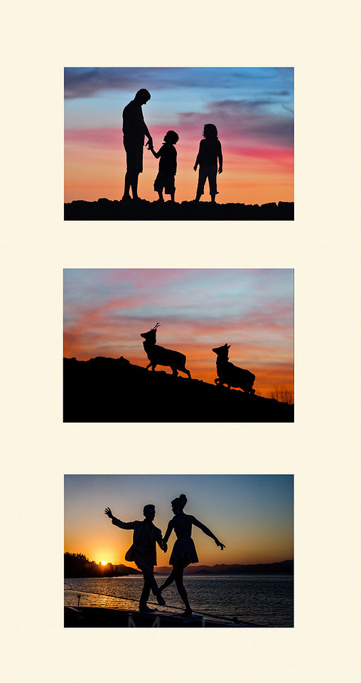 Dad, Deer and Dancers at Dusk